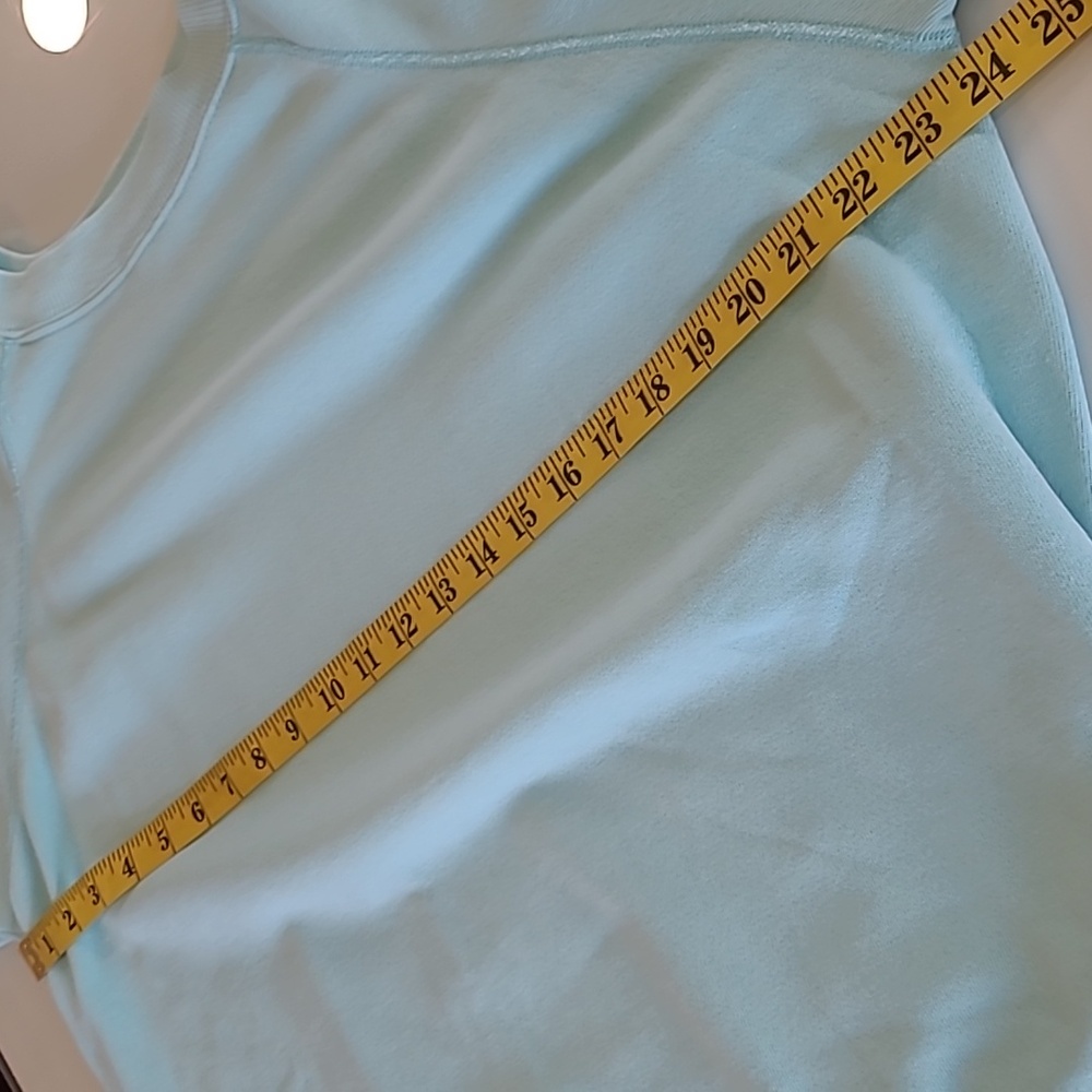 LIKE NEW VTG 90s Hanes Her Way Light Blue Crewneck Sweatshirt - Picture 5 of 10